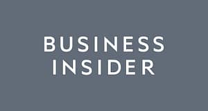 businessinsider logo on blue background
