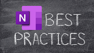 Best practices for OneNote