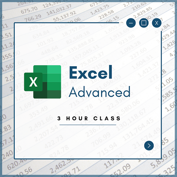 Excel advanced training class
